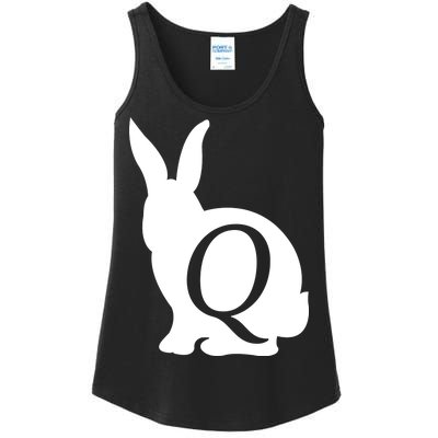 Q-anon Rabbit Logo Ladies Essential Tank