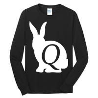 Q-anon Rabbit Logo Tall Long Sleeve T-Shirt