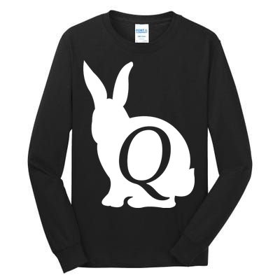 Q-anon Rabbit Logo Tall Long Sleeve T-Shirt