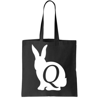 Q-anon Rabbit Logo Tote Bag