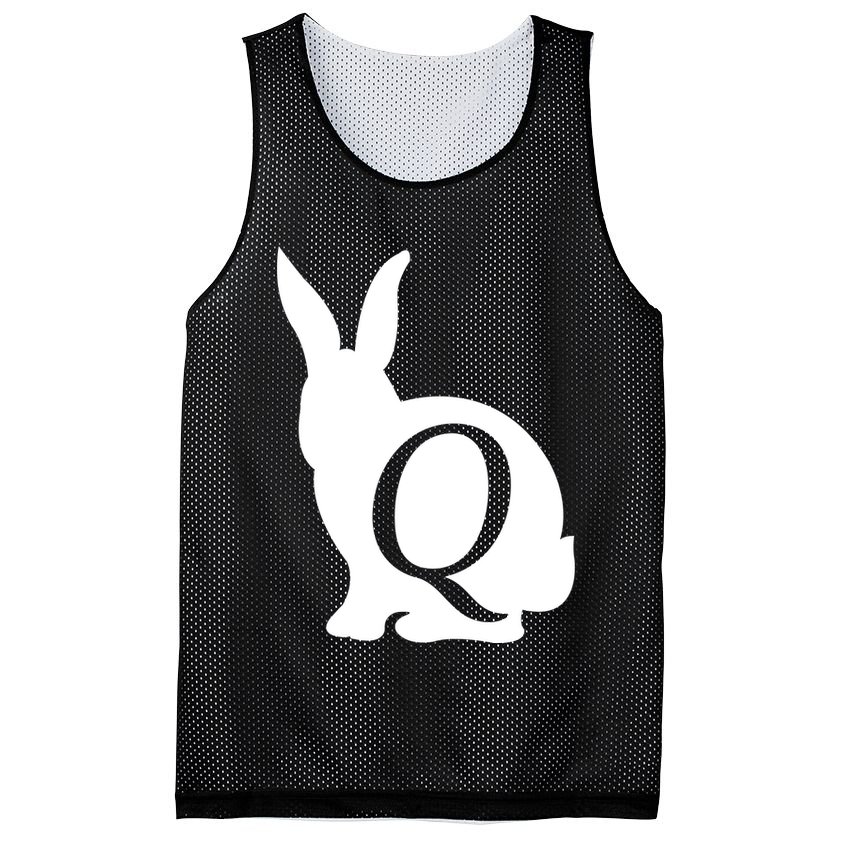 Q-anon Rabbit Logo Mesh Reversible Basketball Jersey Tank