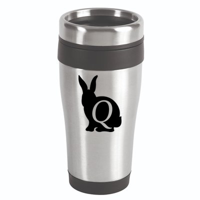 Q-anon Rabbit Logo 16oz Travel Tumbler