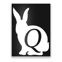 Q-anon Rabbit Logo Poster