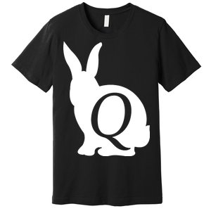 Q-anon Rabbit Logo Premium T-Shirt