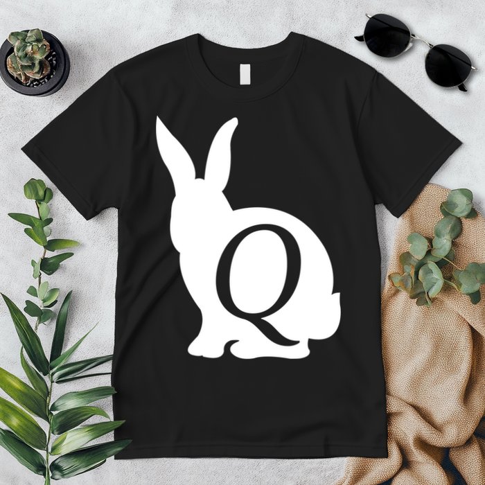 Q-anon Rabbit Logo Premium T-Shirt
