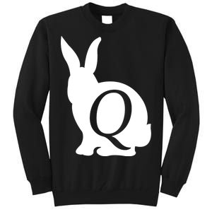 Q-anon Rabbit Logo Tall Sweatshirt