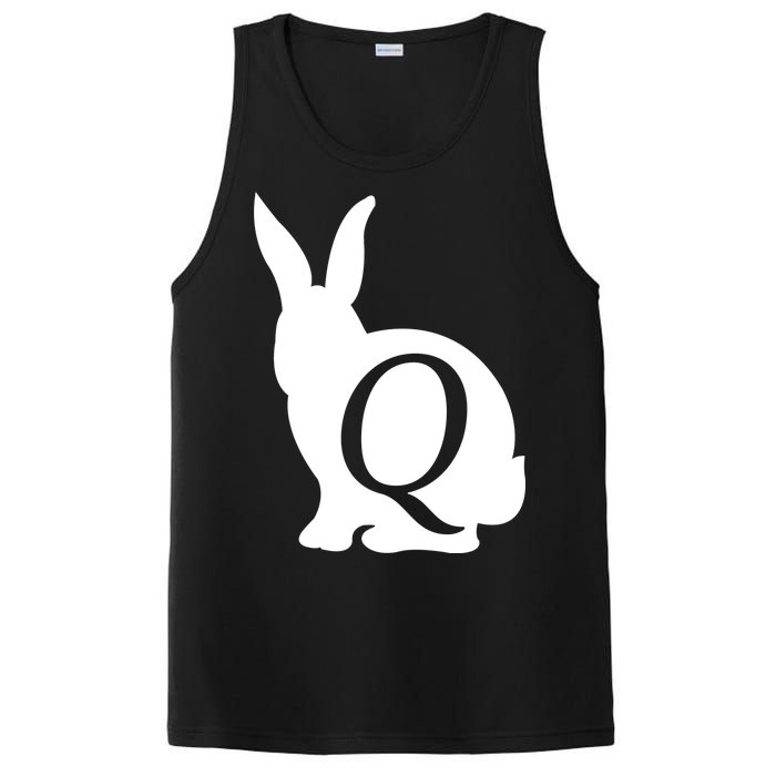 Q-anon Rabbit Logo PosiCharge Competitor Tank