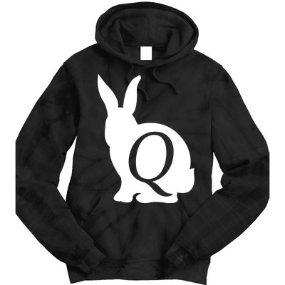 Q-anon Rabbit Logo Tie Dye Hoodie