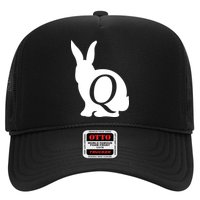 Q-anon Rabbit Logo Trucker Hat