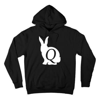 Q-anon Rabbit Logo Tall Hoodie