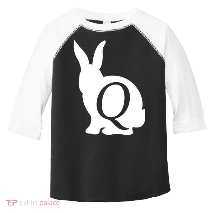 Q-anon Rabbit Logo Toddler Fine Jersey T-Shirt