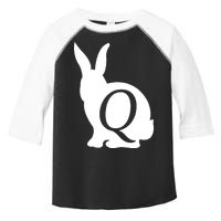 Q-anon Rabbit Logo Toddler Fine Jersey T-Shirt