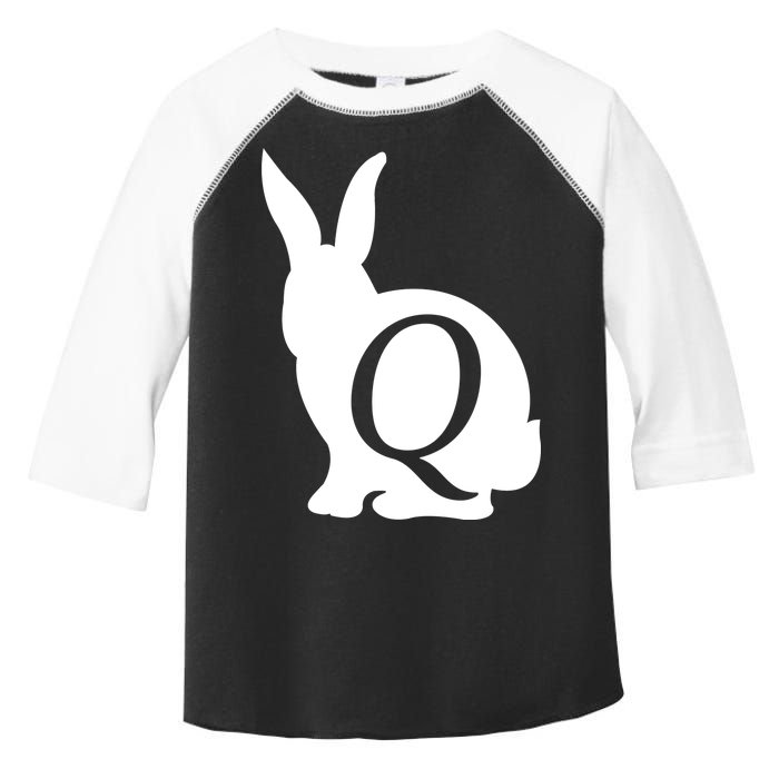 Q-anon Rabbit Logo Toddler Fine Jersey T-Shirt