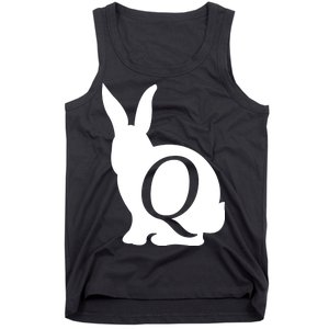 Q-anon Rabbit Logo Tank Top