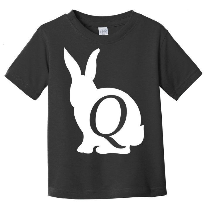 Q-anon Rabbit Logo Toddler T-Shirt