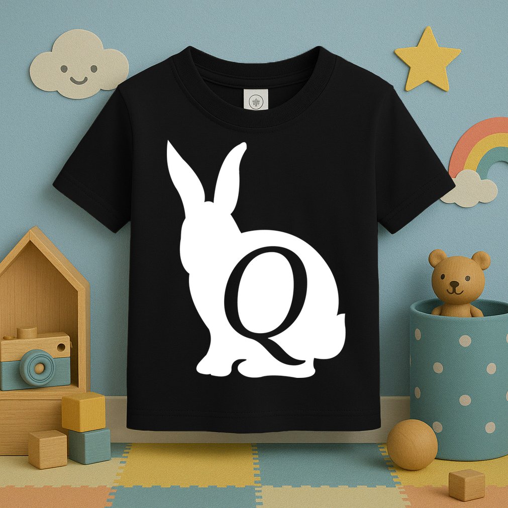 Q-anon Rabbit Logo Toddler T-Shirt