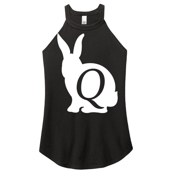 Q-anon Rabbit Logo Women's Perfect Tri Rocker Tank