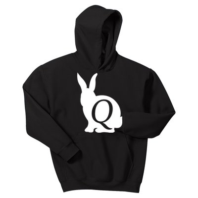 Q-anon Rabbit Logo Kids Hoodie