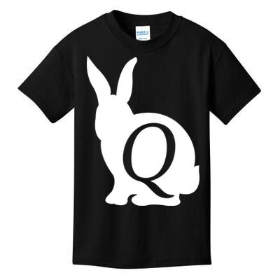 Q-anon Rabbit Logo Kids T-Shirt