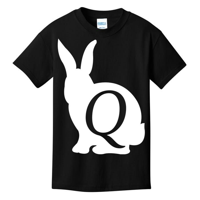 Q-anon Rabbit Logo Kids T-Shirt