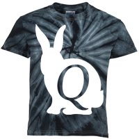 Q-anon Rabbit Logo Kids Tie-Dye T-Shirt