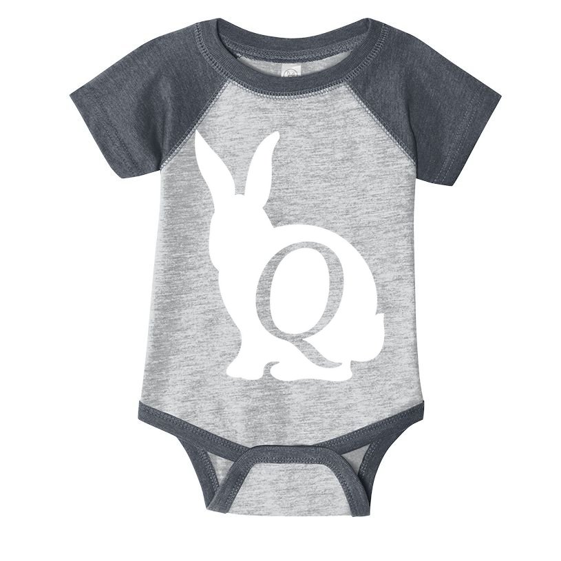 Q-anon Rabbit Logo Infant Baby Jersey Bodysuit