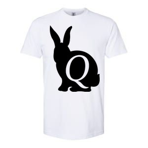 Q-anon Rabbit Logo Softstyle CVC T-Shirt