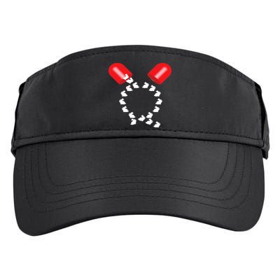 Q Anon Red Pill Qanon Adult Drive Performance Visor