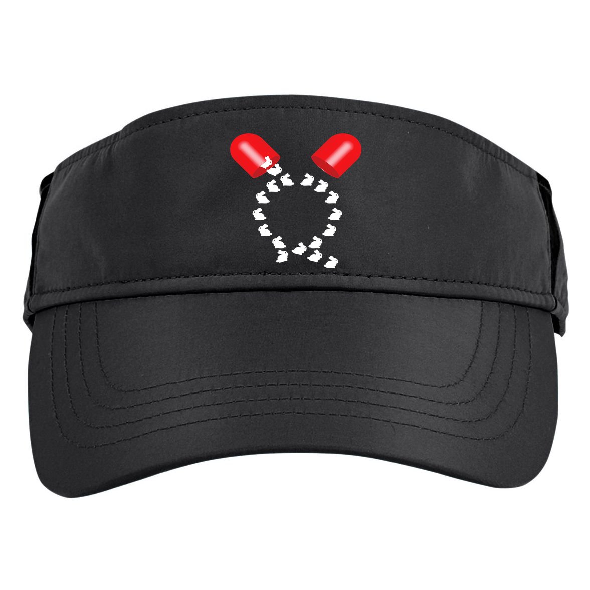 Q Anon Red Pill Qanon Adult Drive Performance Visor