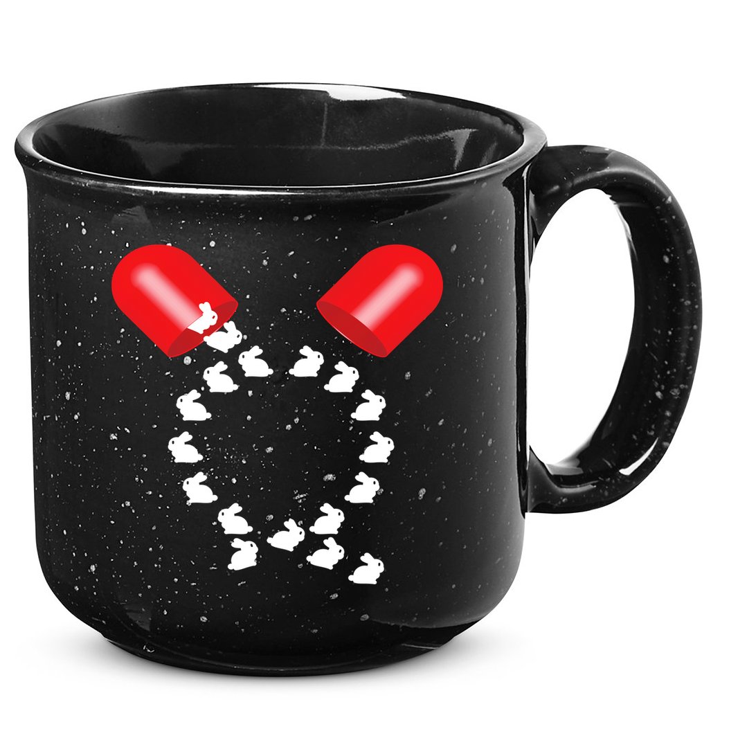 Q Anon Red Pill Qanon 15oz Campfire Ceramic Mug