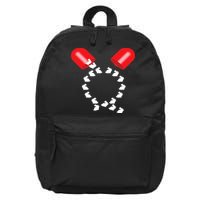 Q Anon Red Pill Qanon 16 in Basic Backpack
