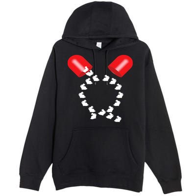 Q Anon Red Pill Qanon Premium Pullover Hoodie
