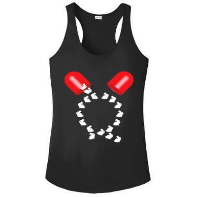 Q Anon Red Pill Qanon Ladies PosiCharge Competitor Racerback Tank