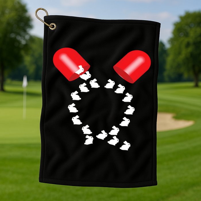 Q Anon Red Pill Qanon Golf Towel