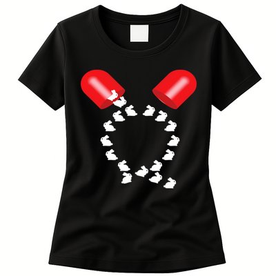 Q Anon Red Pill Qanon Womens T-Shirt