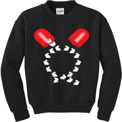Q Anon Red Pill Qanon Kids Sweatshirt