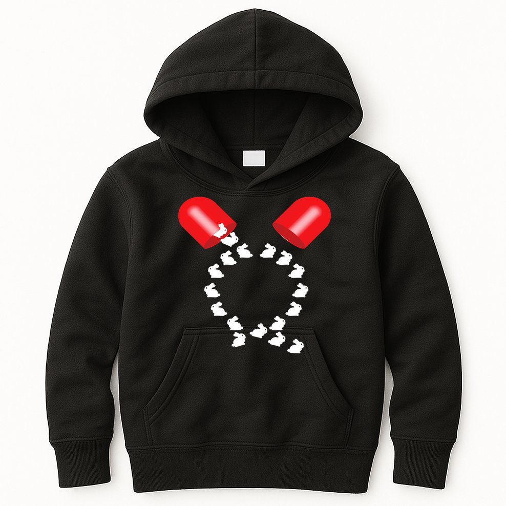 Q Anon Red Pill Qanon Kids Hoodie
