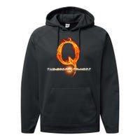 Q-Anon The Storm Is Here Performance Fleece Hoodie