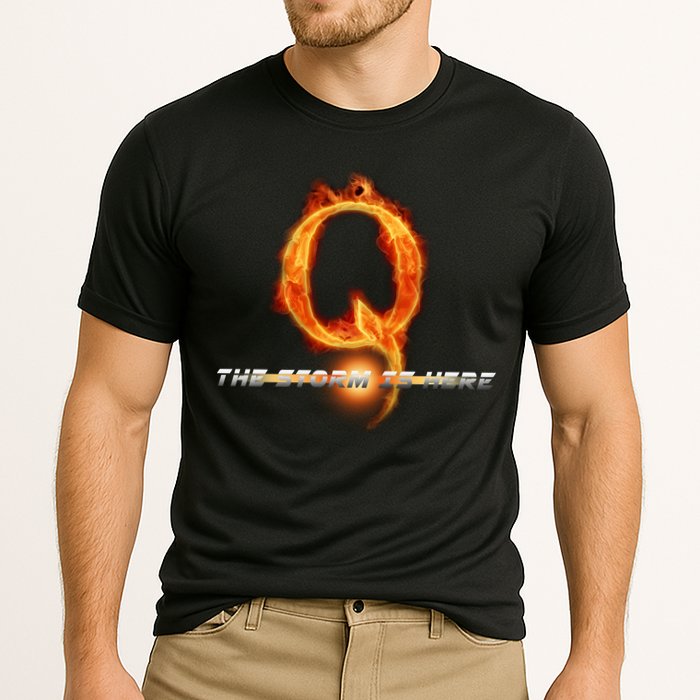 Q-Anon The Storm Is Here Performance Shirt