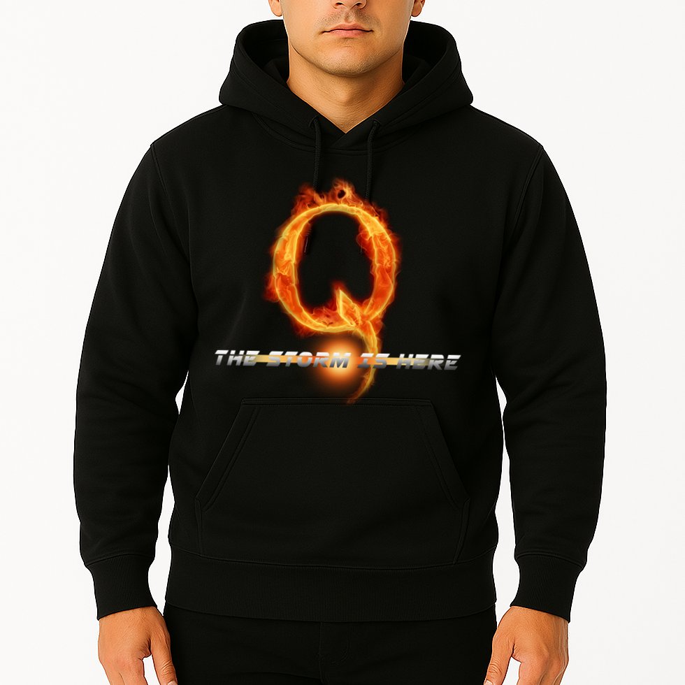 Q-Anon The Storm Is Here Hoodie