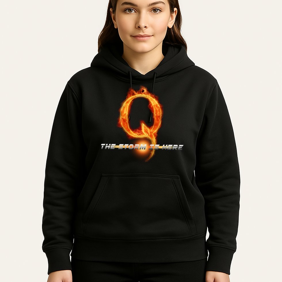 Q-Anon The Storm Is Here Hoodie
