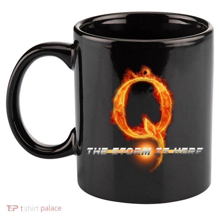 Q-Anon The Storm Is Here 11oz C Handle Ceramic Mug