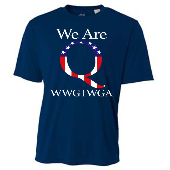 Q Anon We Are WWG1WGA Qanon Cooling Performance Crew T-Shirt