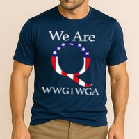 Q Anon We Are WWG1WGA Qanon Cooling Performance Crew T-Shirt
