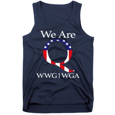 Q Anon We Are WWG1WGA Qanon Tank Top
