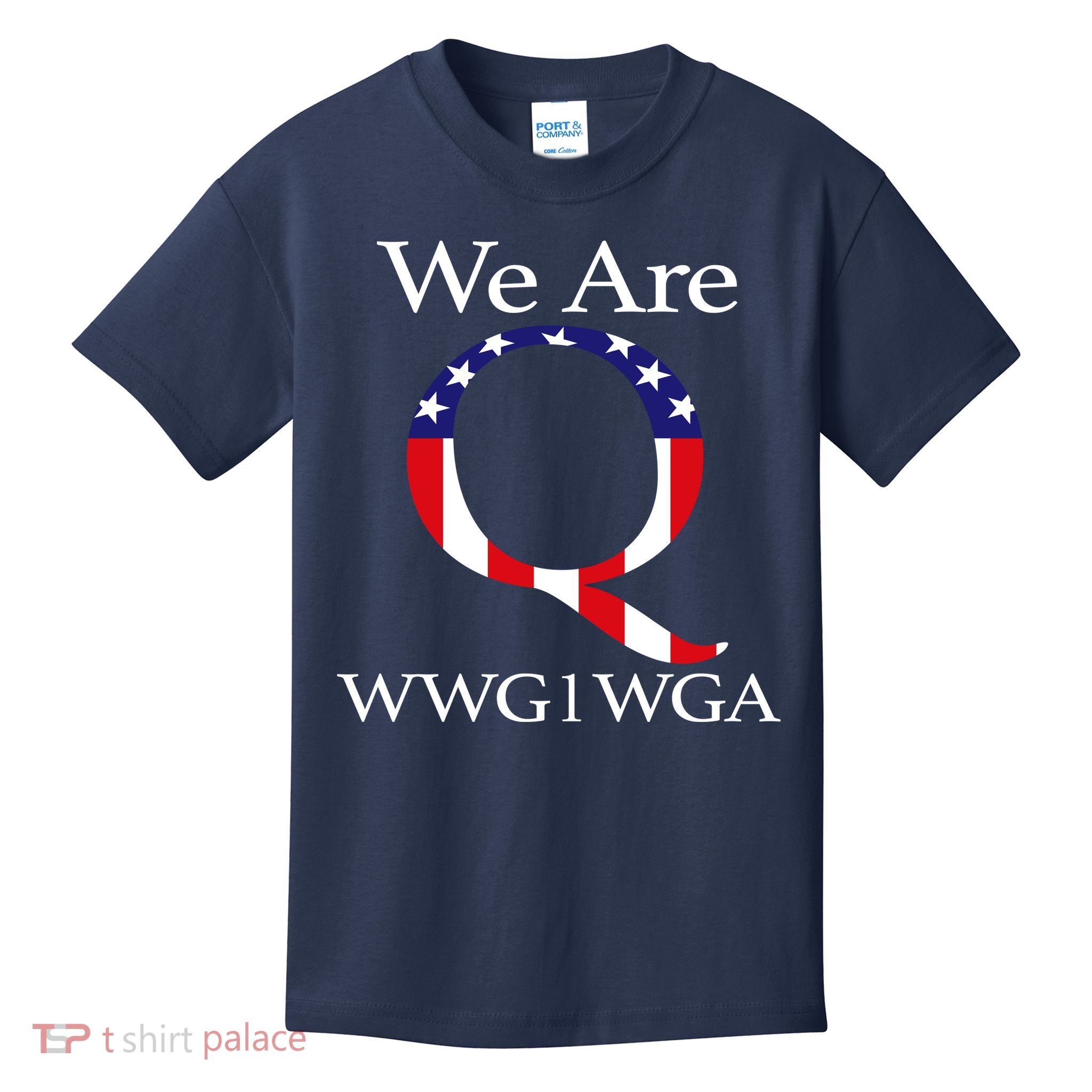 Q Anon We Are WWG1WGA Qanon Kids T-Shirt