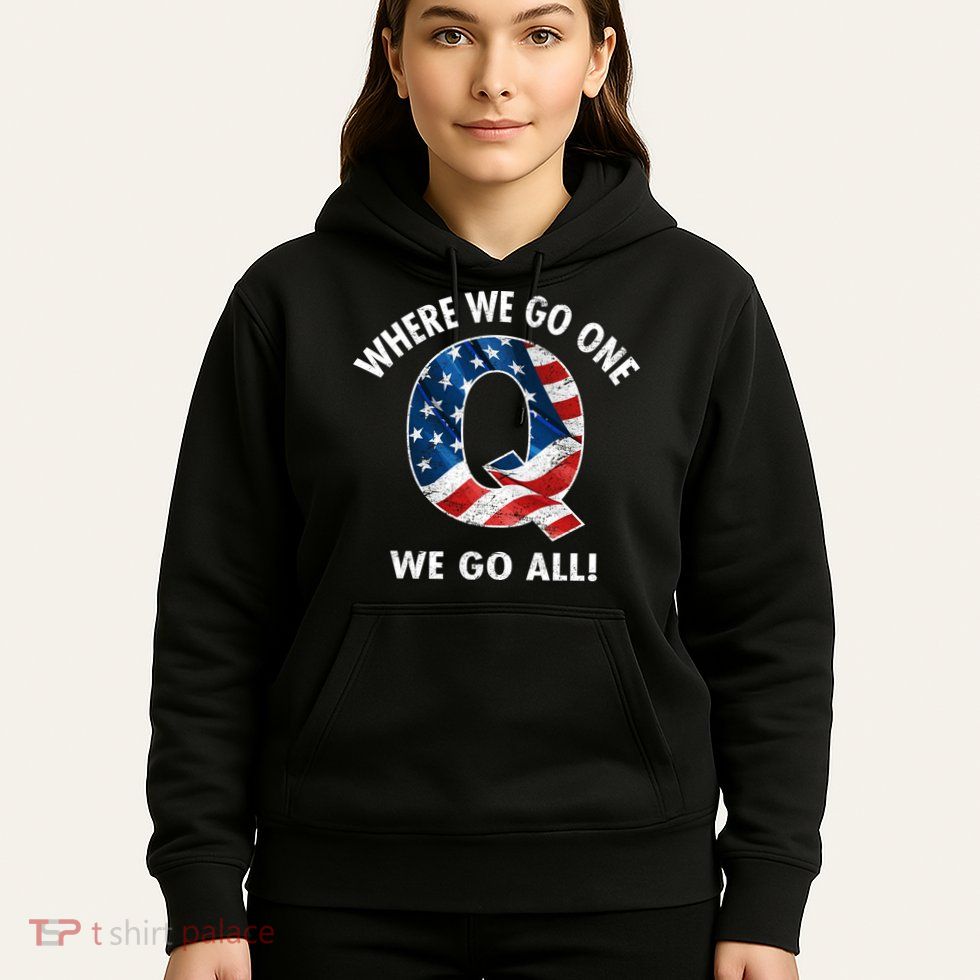 Q Anon Where We Go One We Go All  Hoodie