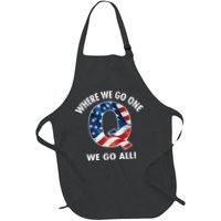 Q Anon Where We Go One We Go All  Apron