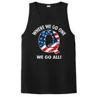 Q Anon Where We Go One We Go All  PosiCharge Competitor Tank