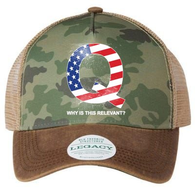 Q Anon Why Is this Relevant Legacy Tie Dye Trucker Hat